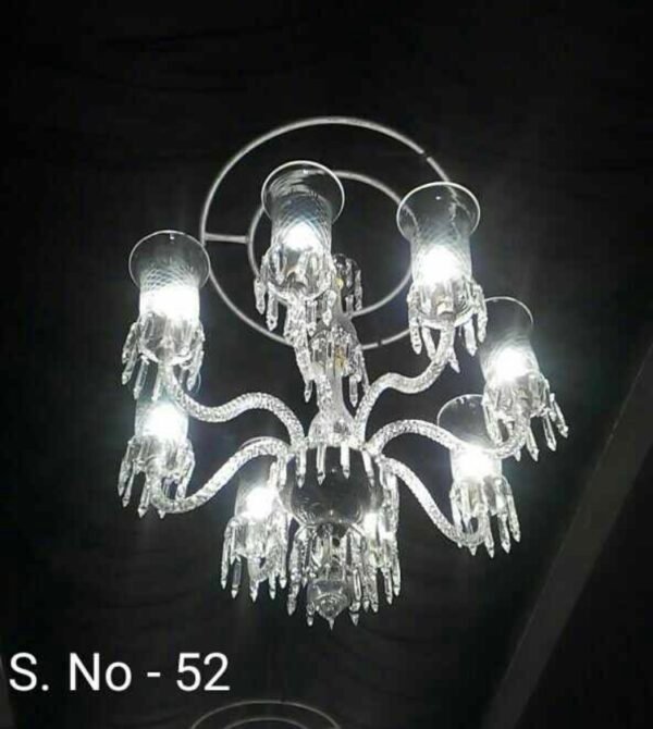 Crystal & Glass Chandelier