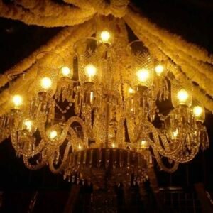 Crystal & Glass Chandelier