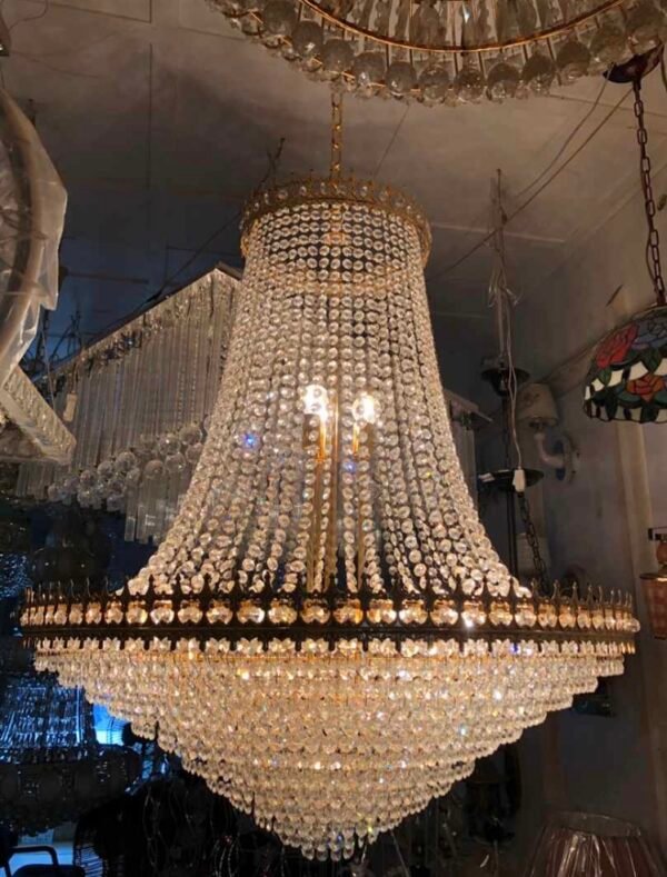 Crystal & Glass Chandelier