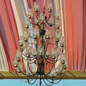 Crystal & Glass Chandelier