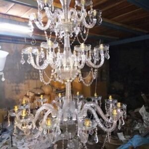 Crystal & Glass Chandelier