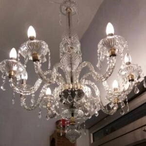 Crystal & Glass Chandelier