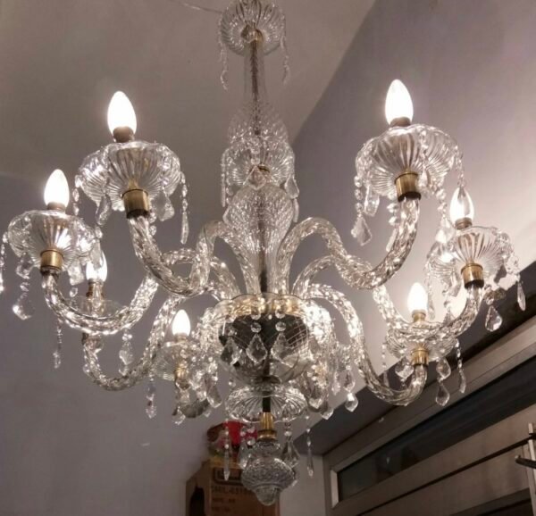 Crystal & Glass Chandelier