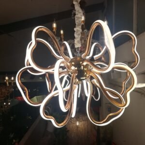 Iron chandeliers
