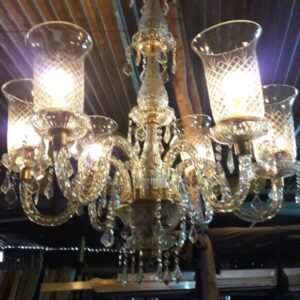 Crystal & Glass Chandelier