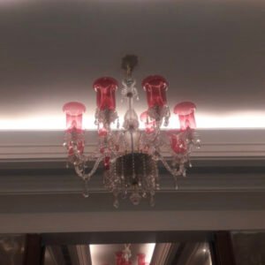 Crystal & Glass Chandelier