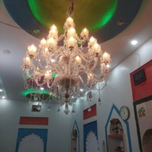 Crystal & Glass Chandelier
