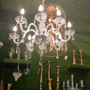 Crystal & Glass Chandelier
