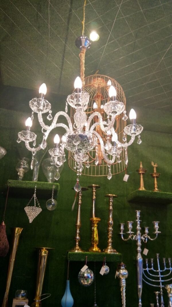 Crystal & Glass Chandelier