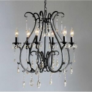 Iron chandeliers