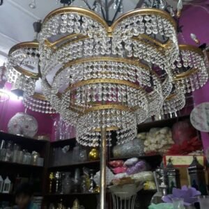 Crystal & Glass Chandelier