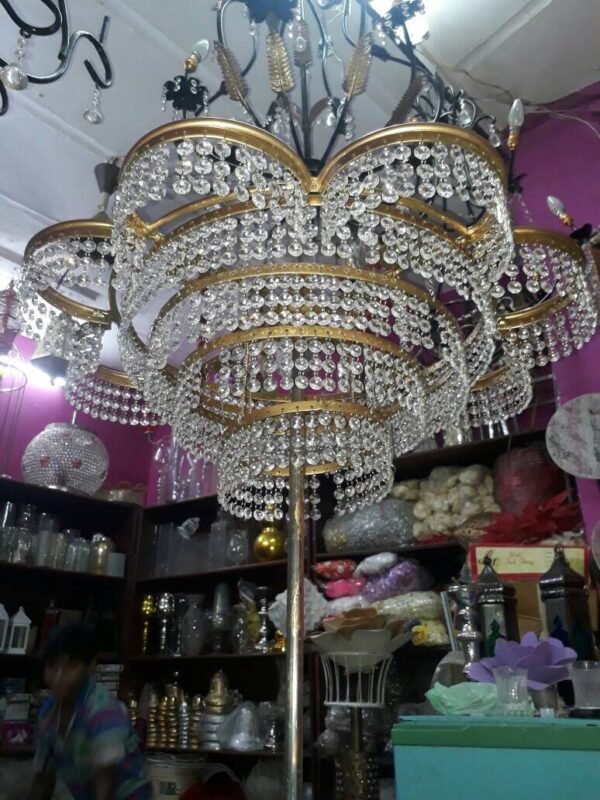 Crystal & Glass Chandelier