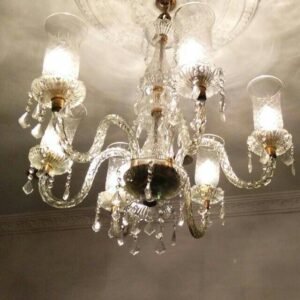 Crystal & Glass Chandelier