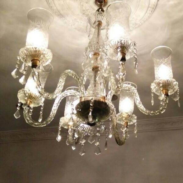 Crystal & Glass Chandelier