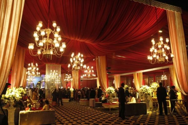 Crystal & Glass Chandelier