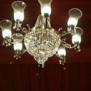 Crystal & Glass Chandelier