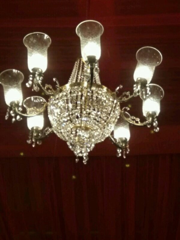 Crystal & Glass Chandelier