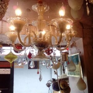 Crystal & Glass Chandelier