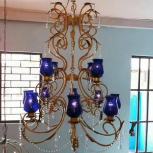 Iron chandeliers