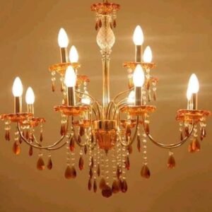 Iron chandeliers
