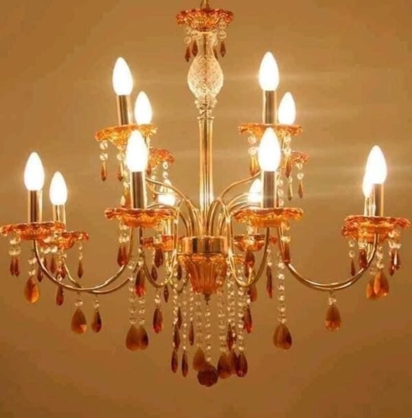 Crystal & Glass Chandelier