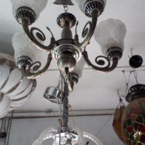 Crystal & Glass Chandelier