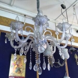 Crystal & Glass Chandelier