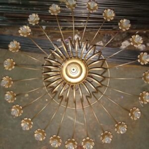 Iron chandeliers