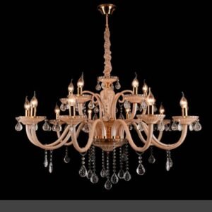 Crystal & Glass Chandelier