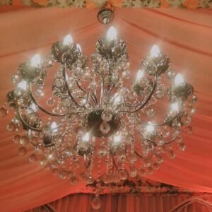 Crystal & Glass Chandelier