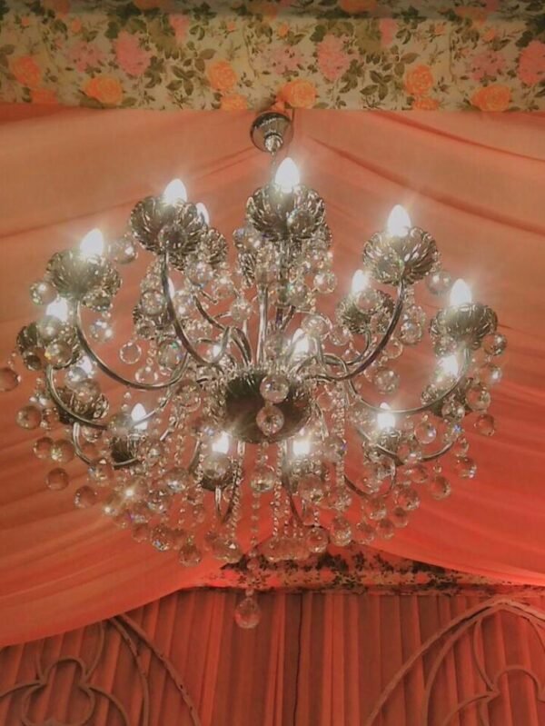 Crystal & Glass Chandelier
