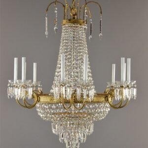 Crystal & Glass Chandelier