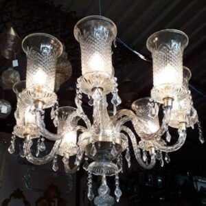 Crystal & Glass Chandelier