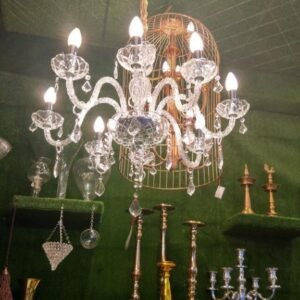Crystal & Glass Chandelier