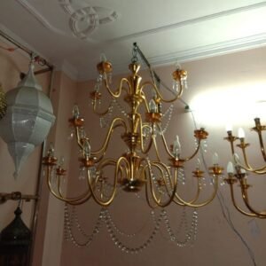 Iron chandeliers