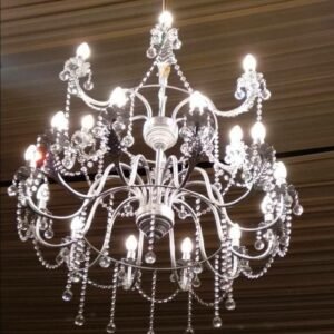 Iron chandeliers